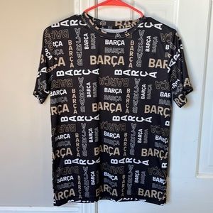 Boys large Barca jersey